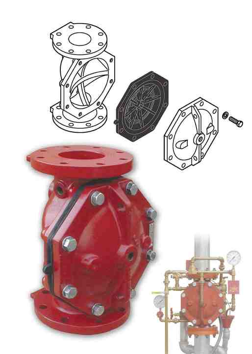 Flange Deluge Valve And Zsfm Pre-action Alarm System Flange Deluge Valve And Zsfm Pre-action Alarm System