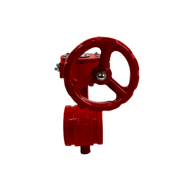 D381X-16Q Grooved Type Gear Butterfly Valve