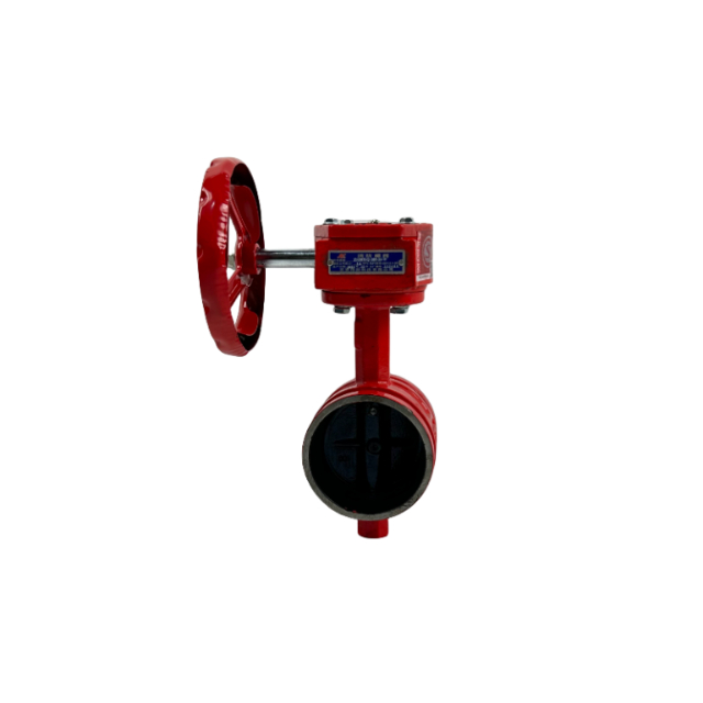 D381X-16Q Grooved Type Gear Butterfly Valve