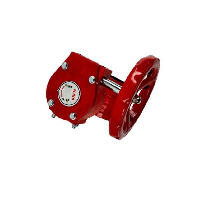 D381X-16Q Grooved Type Gear Butterfly Valve