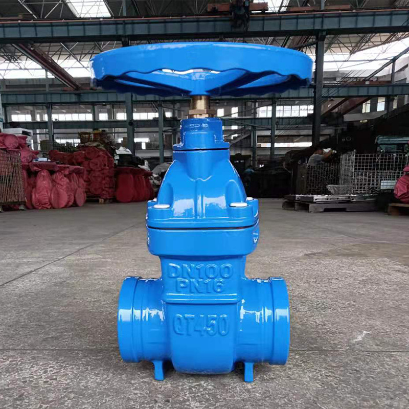 Hard seal concealed stem gate valve Hard seal concealed stem gate valve