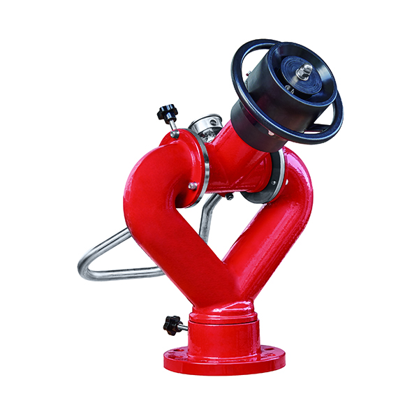 Fixed Manual Switch Fire Water Cannon With PS8/30-50W Aluminum Alloy Gun Body Versatile Firefighting